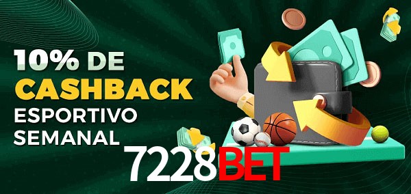 10% de bônus de cashback na 7228bet